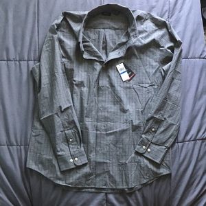 Arrow Hamilton poplin laurel wreath long sleeve button up Brand New Size XL.